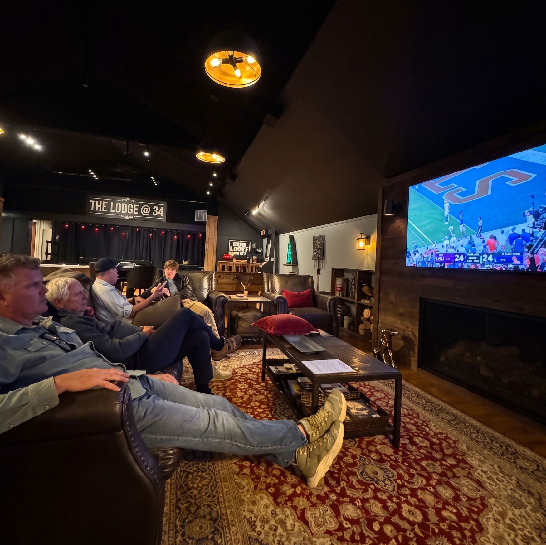 The Den at Rieger Creek Lodge in Selby, South Dakota